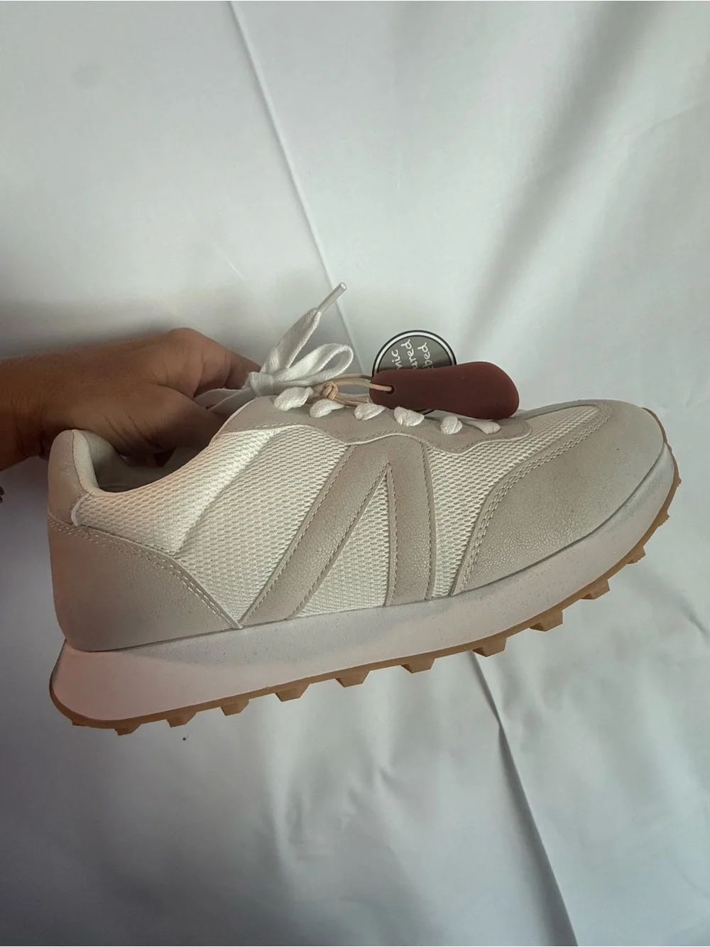 MIA Cream and White Women's Sneakers